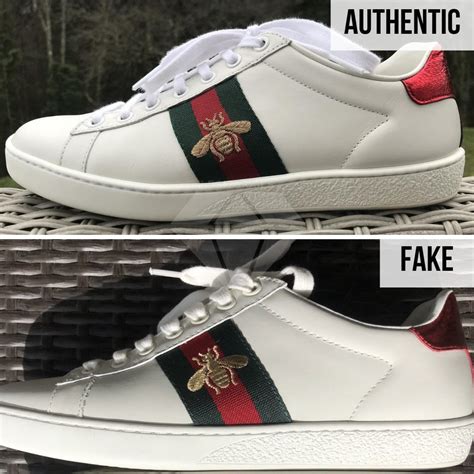 gucci sneakers bee fake vs real|gucci bee platform sneakers.